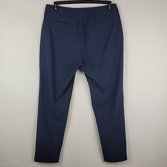 Banana Republic Mason Dress Pants Men 34x32 Athletic Tapered Fit Navy Stretch - Picture 6 of 8